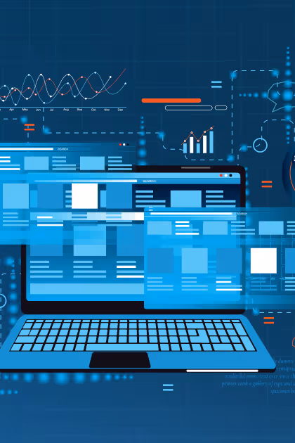 办公中的电脑设备